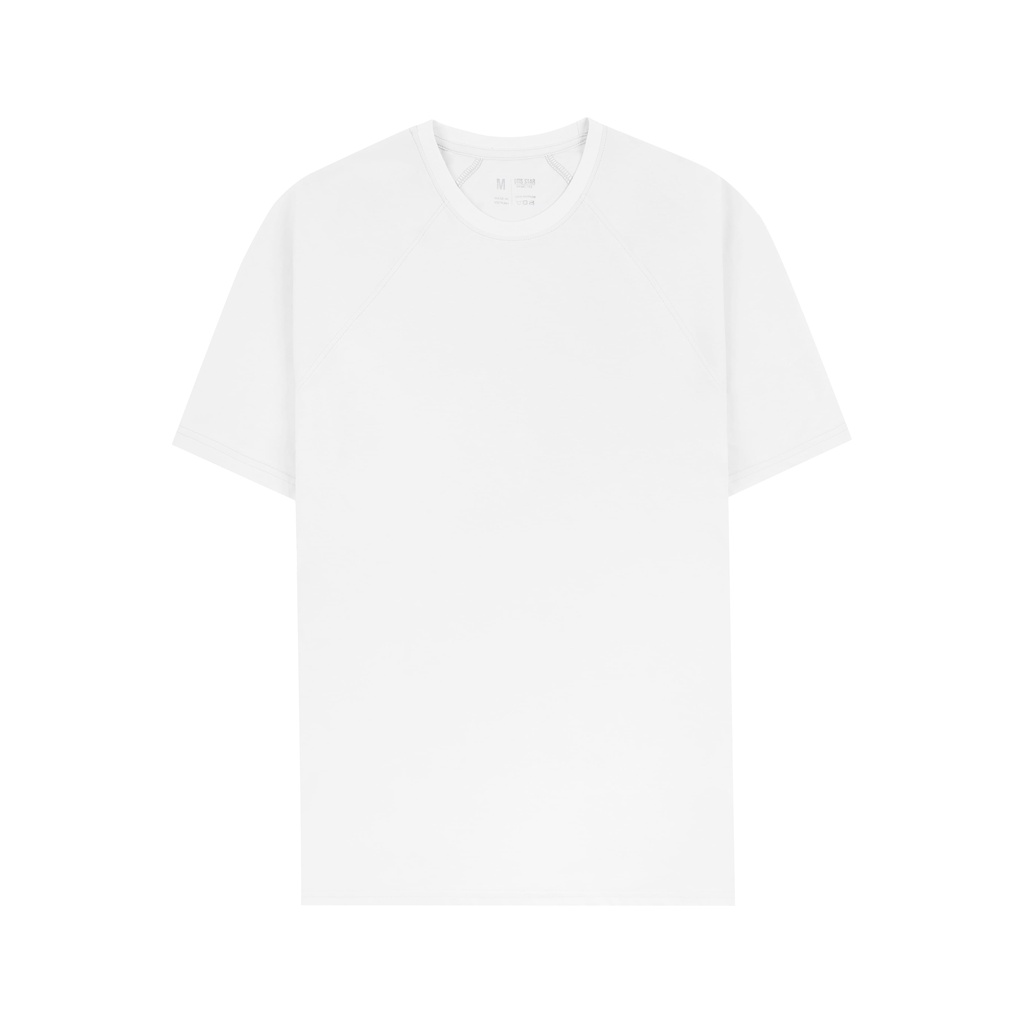 Áo Thun Trơn Raglan Chất Liệu Cotton Thoáng Mát