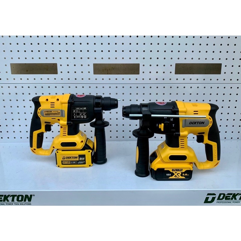 Máy Khoan Bê Tông 3 Chức Dùng Pin Dekton D20-RH2603  Motor Brushless . Chân Pin DEWALT /Tặng Sạc giá tốt