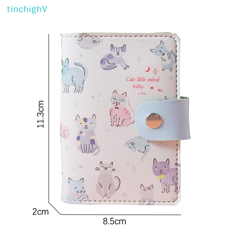 Ví Da PU 26 Ngăn Đựng Thẻ ID / Tên / Danh Thiếp Họa Tiết Động Vật / Trái Cây Dễ Thương