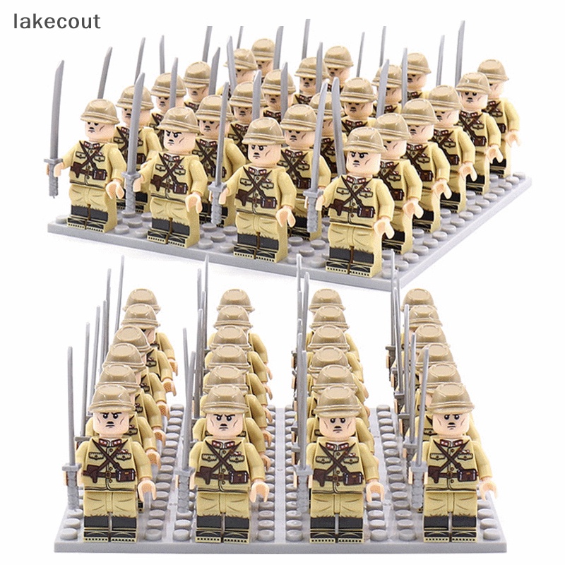 Lt Khối Đồ Chơi Lắp Ráp Mô Hình Quân Đội Đức Liên Xô US UK China Bricks hye