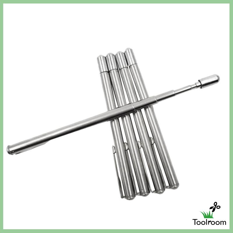 Set 5 Bút Bi Bằng Thép Không Gỉ Có Thể Thu Gọn Tiện Dụng