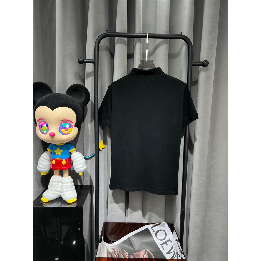 Áo Thun polo D0LCE & Gaba Tay Ngắn Thêu logo Chất Liệu cotton Size S-4XL Cho Nam