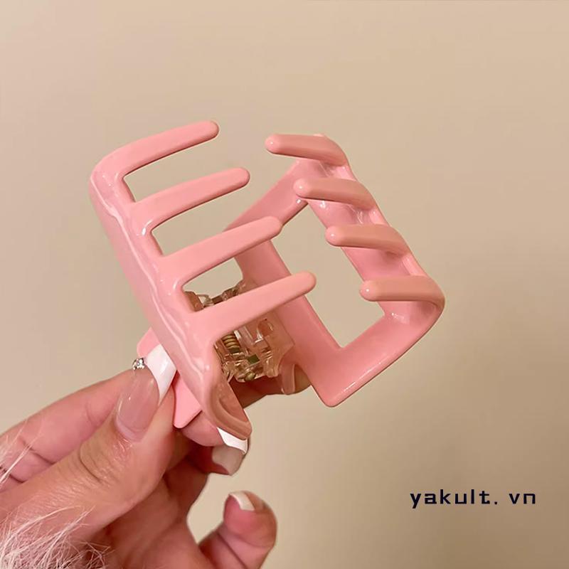 🎀 yakult 🎀Kẹp Tóc Mini Hình Vuông Dễ Thương Phong Cách Hàn Quốc Cho Nữ