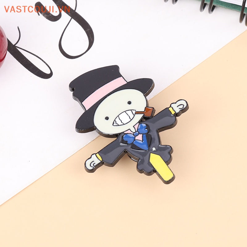 Ghim Cài Áo Kim Loại Hình Bù Nhìn Lâu Đài VASTJI Hal Thời Trang Chất Lượng Cao Làm Quà Tặng VN