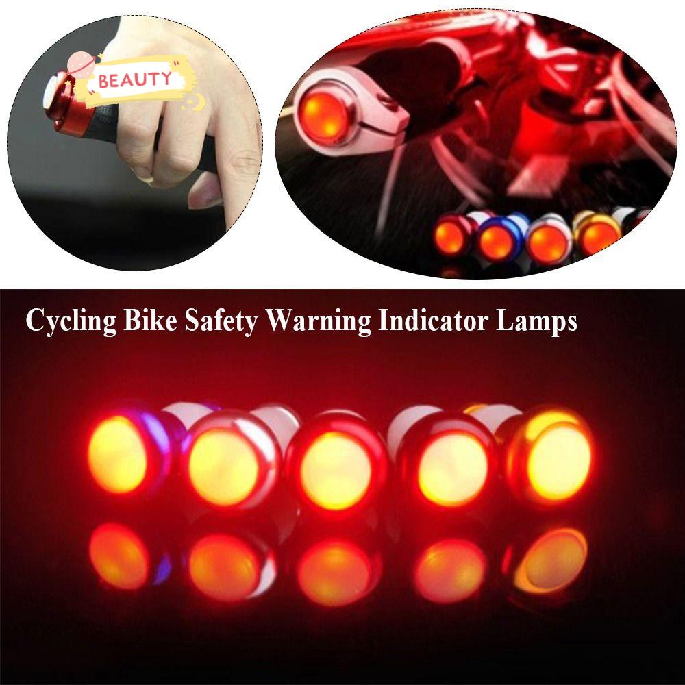 BEAUTY Set 2 Đèn CNC Nhiều Màu Gắn Tay Lái Xe Đạp