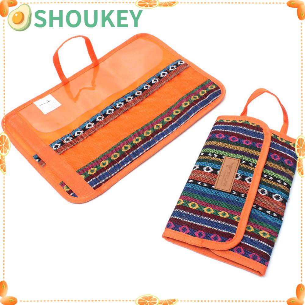 SHOUKEY Túi Đựng Dụng Cụ Ăn Uống Cắm Trại Tiện Dụng