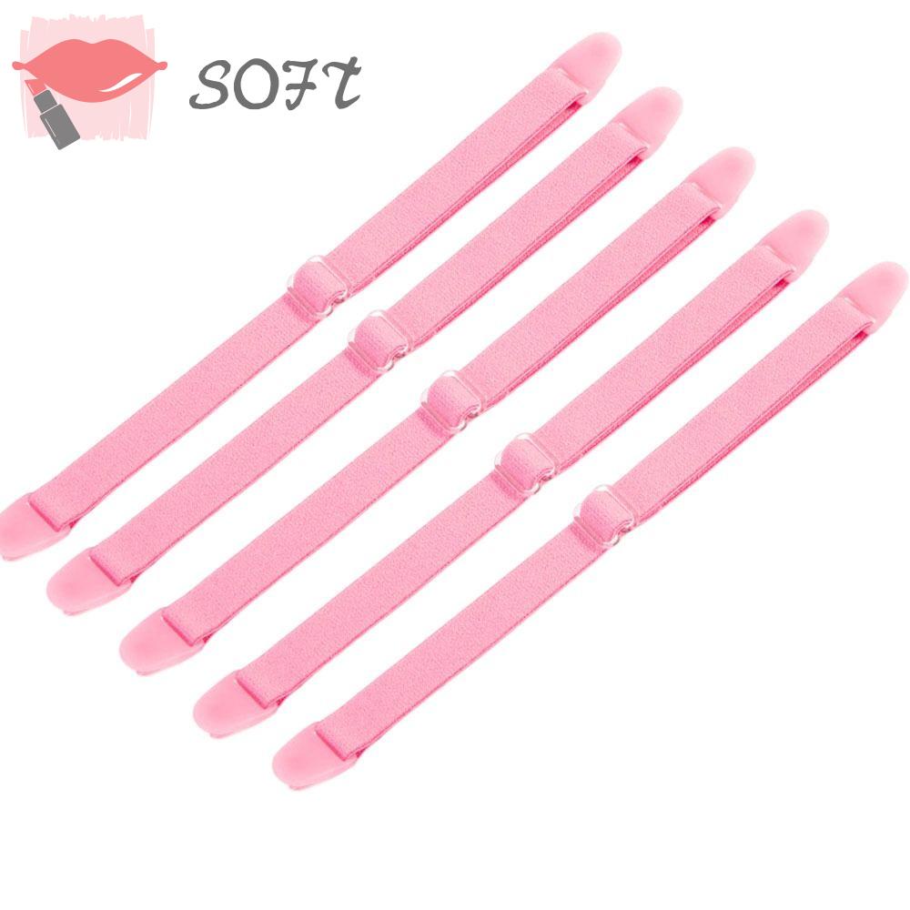 SOFTNESS Set 5 Dây Đeo Mắt Kính Co Giãn Màu Hồng Xinh Xắn Cho Bé