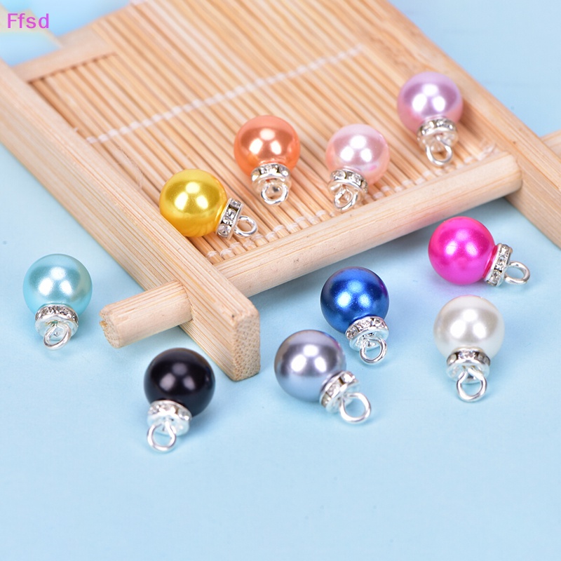 Bộ 20 Mặt Dây Chuyền Ngọc Trai Ch Nhiều Màu Dùng Làm Trang Sức Thủ Công DIY