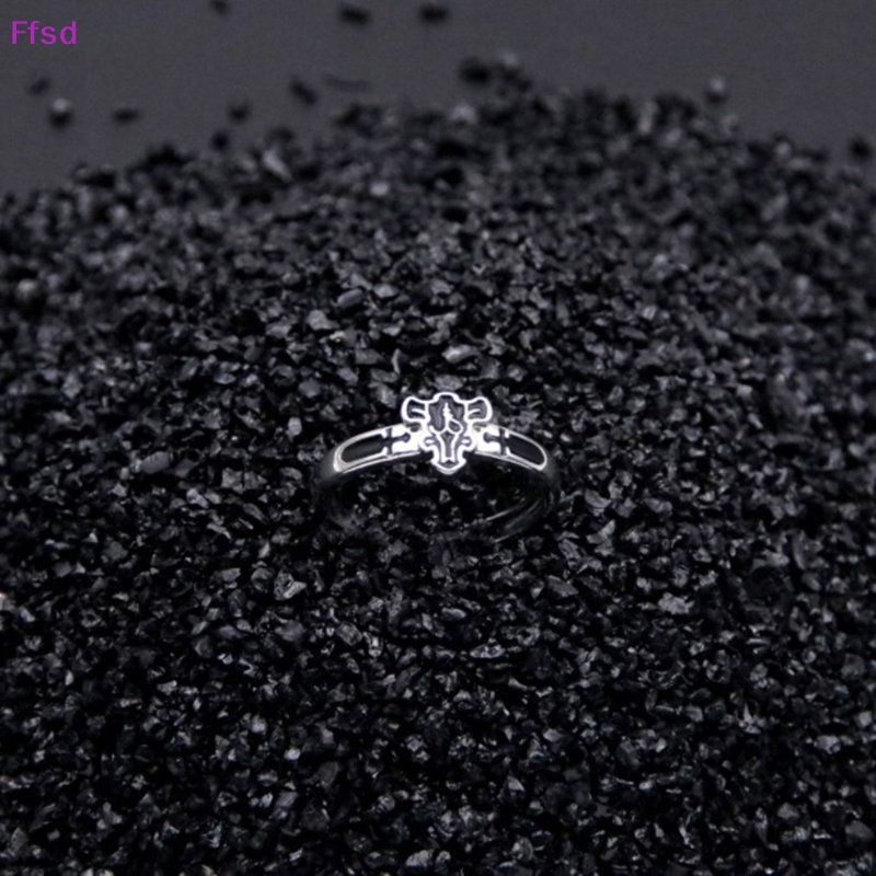 {Ffsd} Nhẫn Hợp Kim Hóa Trang Hoạt Hình Black Clover Quartet Knights Demon Asta Có Thể Điều Chỉnh Làm Quà Tặng Trang Sức Unisex