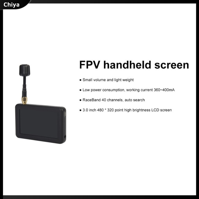 Thiết Bị Nhận Tín Hiệu Cầm Tay 3 Inch 5.8ghz 40ch Mini Cho Máy Bay Điều Khiển Từ Xa Fpv