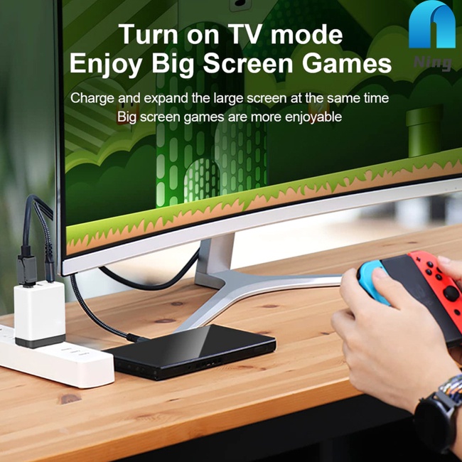 Dock Chuyển Đổi Video Hdmi-compatible 4k 60hz Sạc Nhanh Di Động Cho Tv