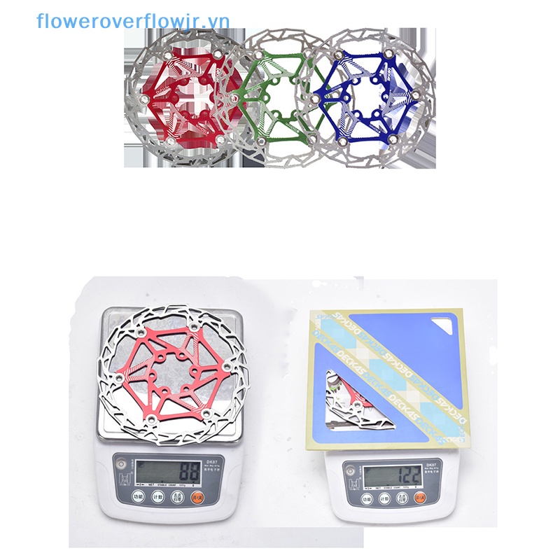 Phanh Đĩa 6 Bu Lông Siêu Nhẹ 82g CNC 6 Inch 160MM 4 Màu Tùy Chọn Dành Cho Xe Đạp Leo Núi