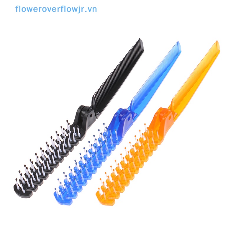 Lược Chải Tóc Bằng Nhựa Chống Tĩnh Điện Thiết Kế Gấp Gọn Tiện Dụng