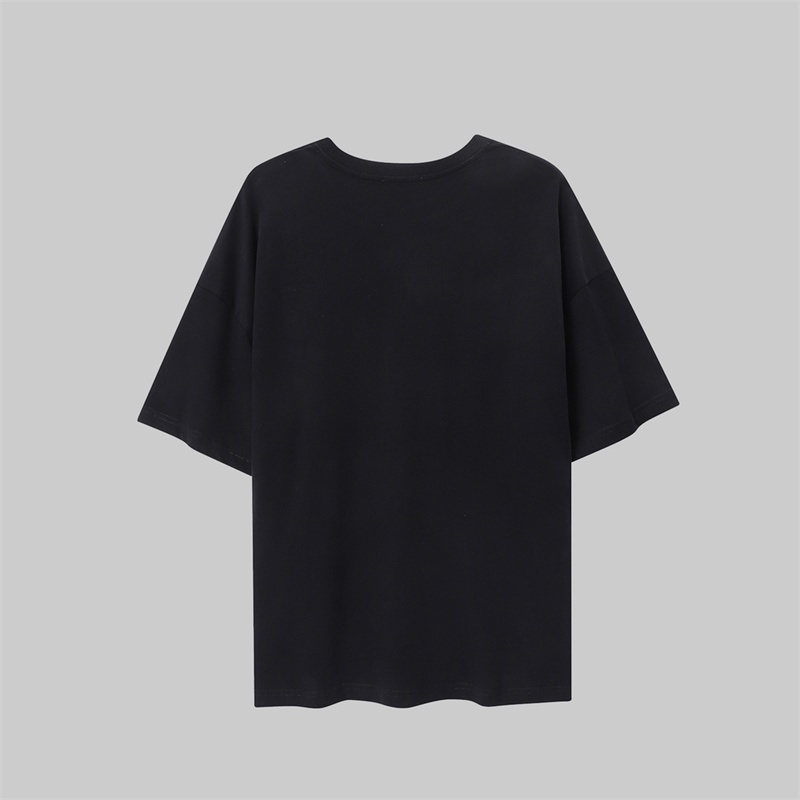 L &amp; o e-the Áo Thun Tay Ngắn Thêu Họa Tiết Lớn Thời Trang Tùy Chọn Đầu Tiên Cho Cả Nam Và Nữ