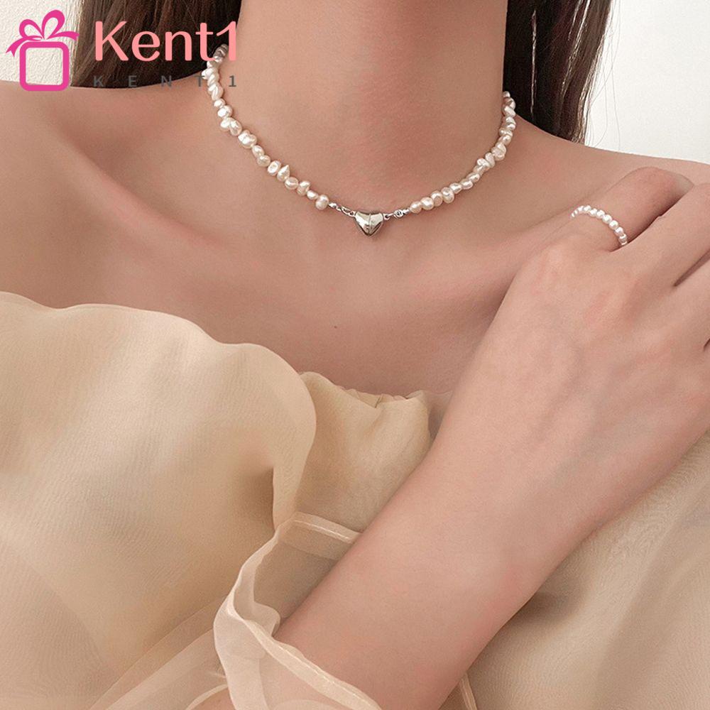 KENT1 Vòng cổ Choker Mặt Trái Tim Thời Trang Hàn Quốc 2022 Cho Nữ