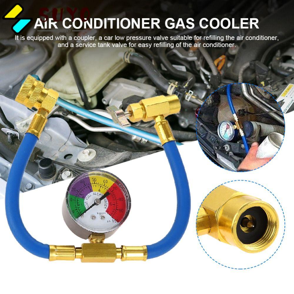 SUYO Ống Dẫn Khí Làm Lạnh R134A Với 1 / 2 Dụng Cụ Mở Nắp Thay Thế Thông Dụng Cho Máy Điều Hòa Không Khí