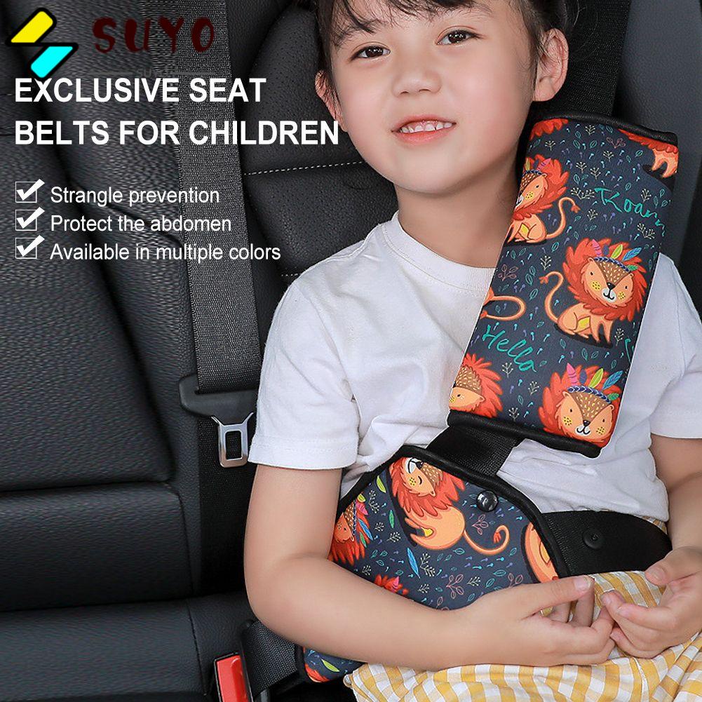 SUYO Vỏ Bọc Dây Đeo Vai An Toàn Có Kẹp Điều Chỉnh Được Cho Bé Khi Đi Xe Hơi