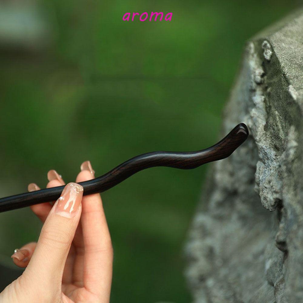 AROMA Trâm Cài Tóc Bằng Gỗ Phong Cách Trung Hoa Cổ Điển