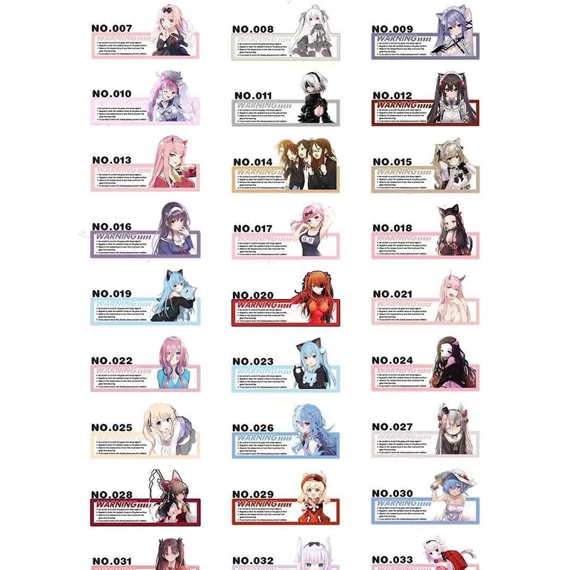 Miếng Dán Trang Trí Mặt Kính Trong Suốt Họa Tiết Hoạt Hình Dễ Thương diy