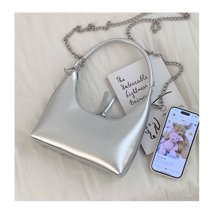 Túi Đeo Chéo Dây Xích Đơn Pháp niche Chất Lượng Cao Hàng Mới