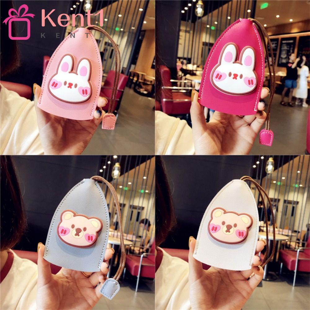 KENT1 Set 2 Bao Da PU Đựng Chìa Khóa Xe Hơi Chống Trượt Dành Cho Nam Và Nữ