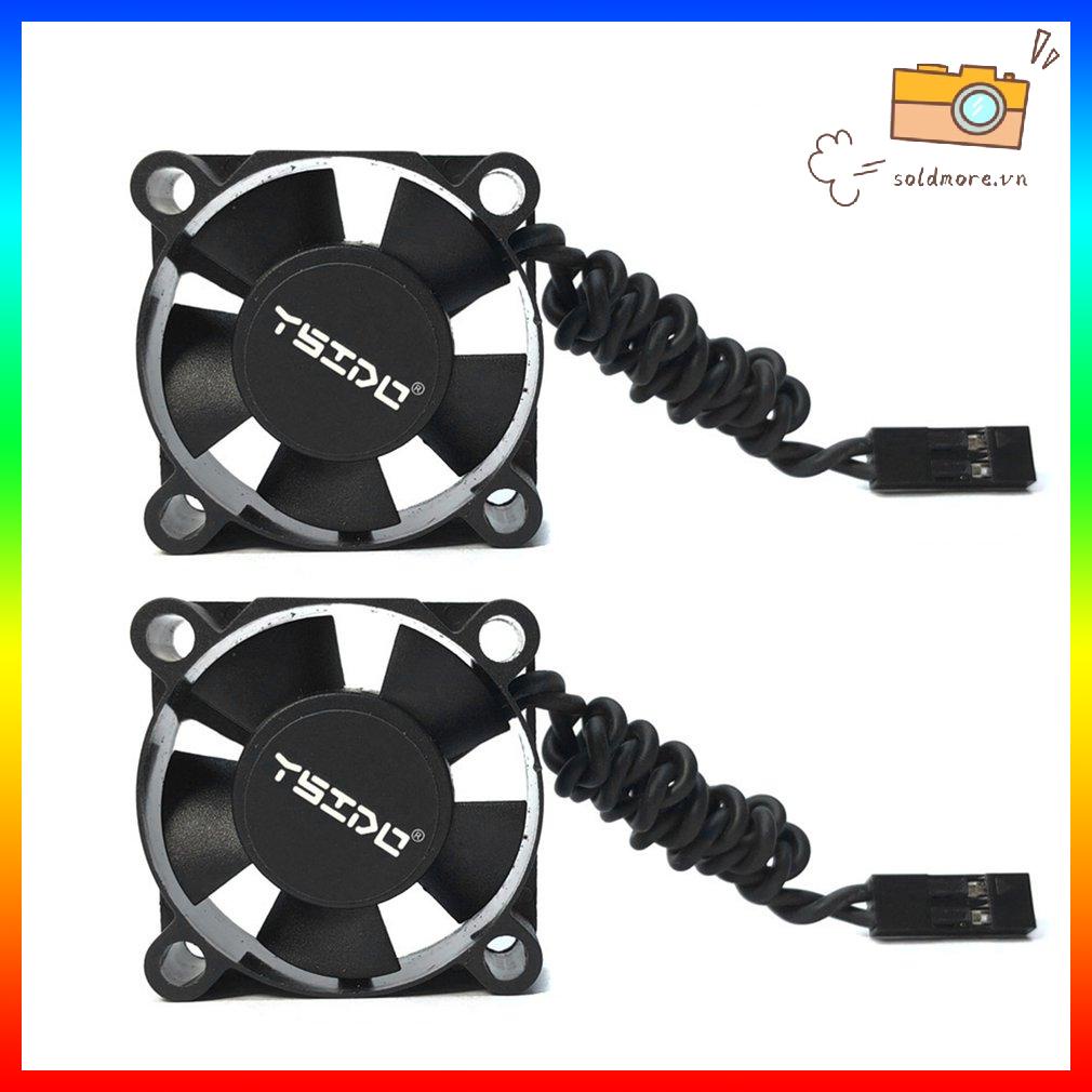 Chiếc YSIDO Mô Hình Xe Ô Tô Phụ Kiện 3010 Động Cơ Không Chổi Than Quạt Làm Mát 8.4V 22000 Vòng/phút Quạt Nhôm Có Động Cơ Làm Mát