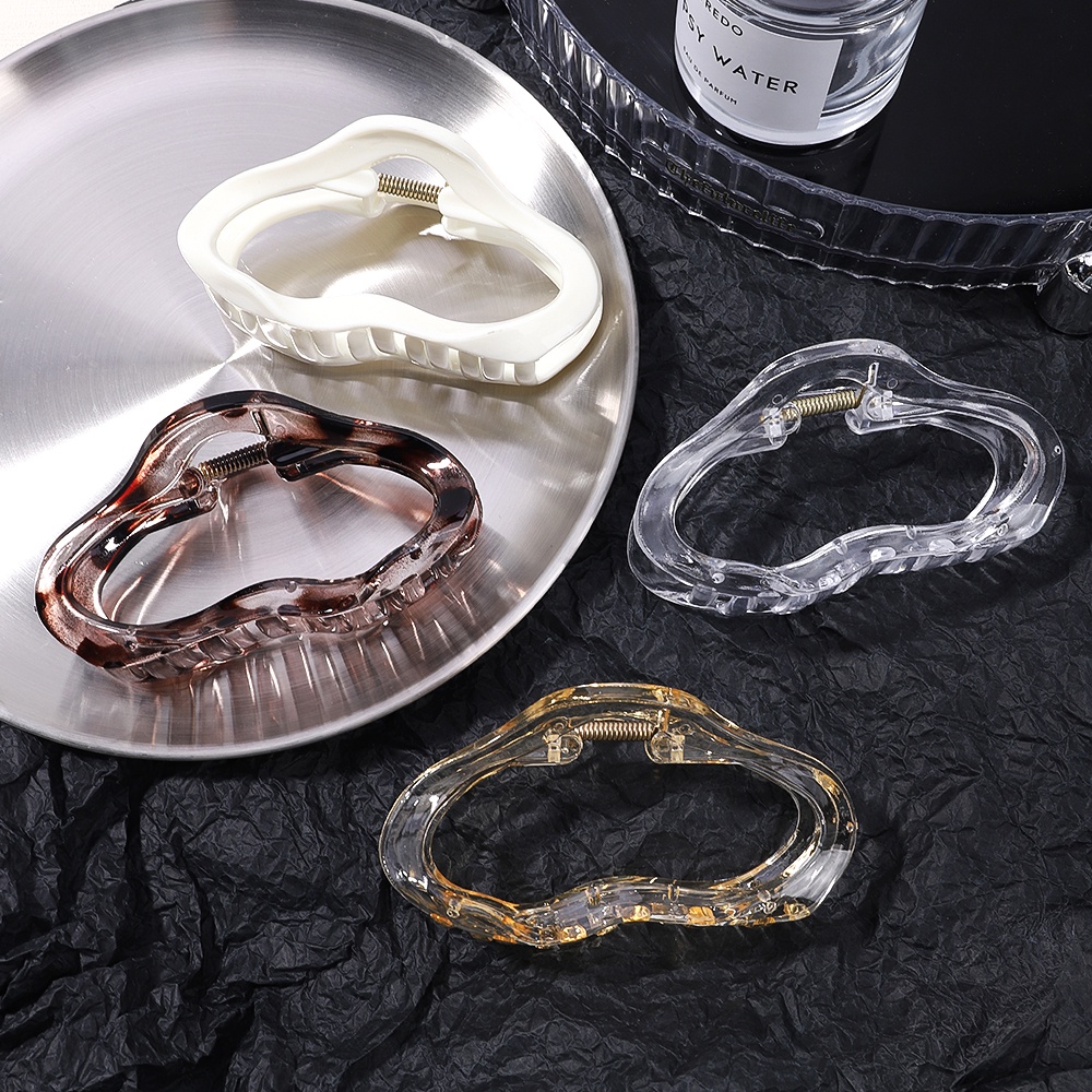 Kẹp Tóc Càng Cua Bằng Acrylic 4.5inch 1 Cái Cho Nữ