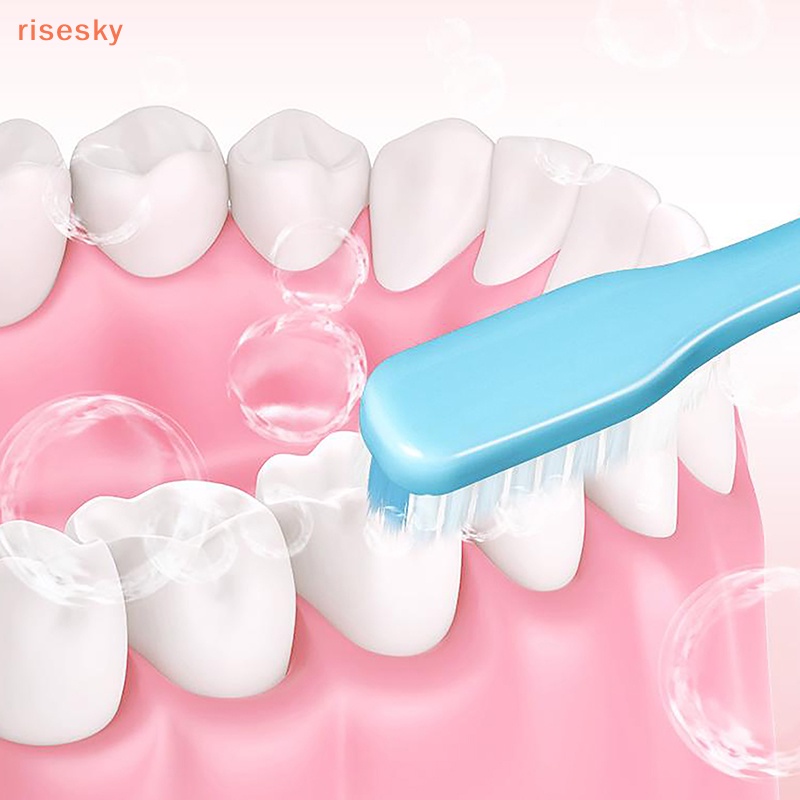 Set 3 Bàn Chải Đánh Răng Chỉnh Nha Mềm Mại Chăm Sóc Sức Khỏe Cho Người Lớn