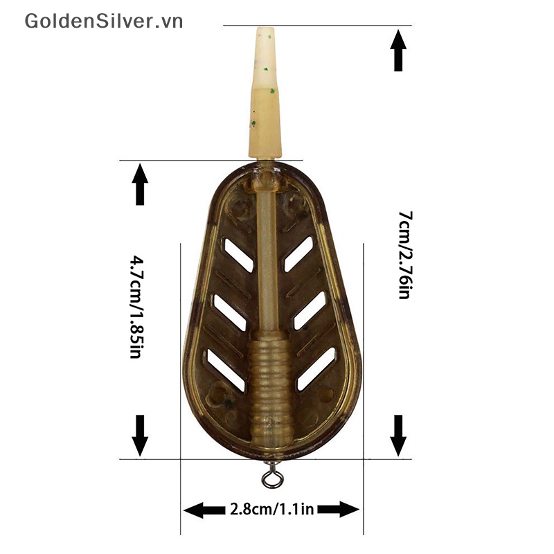 1 Lồng Đựng Mồi Câu Cá 20g / 30g / 40g / 50g
