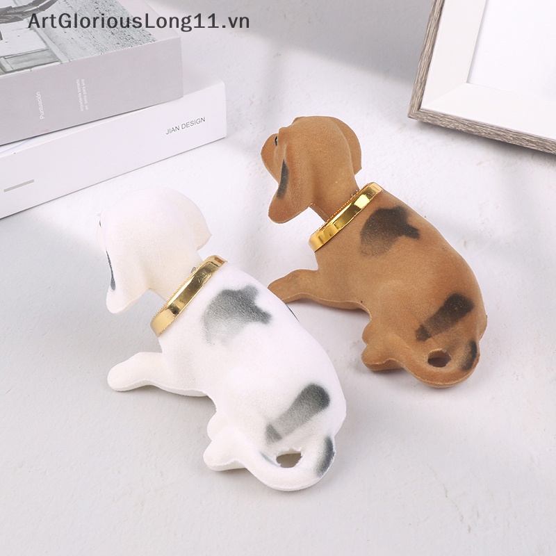 1 Mô Hình Chú Chó Lắc Đầu Dễ Thương Trang Trí Bảng Điều Khiển Xe Hơi