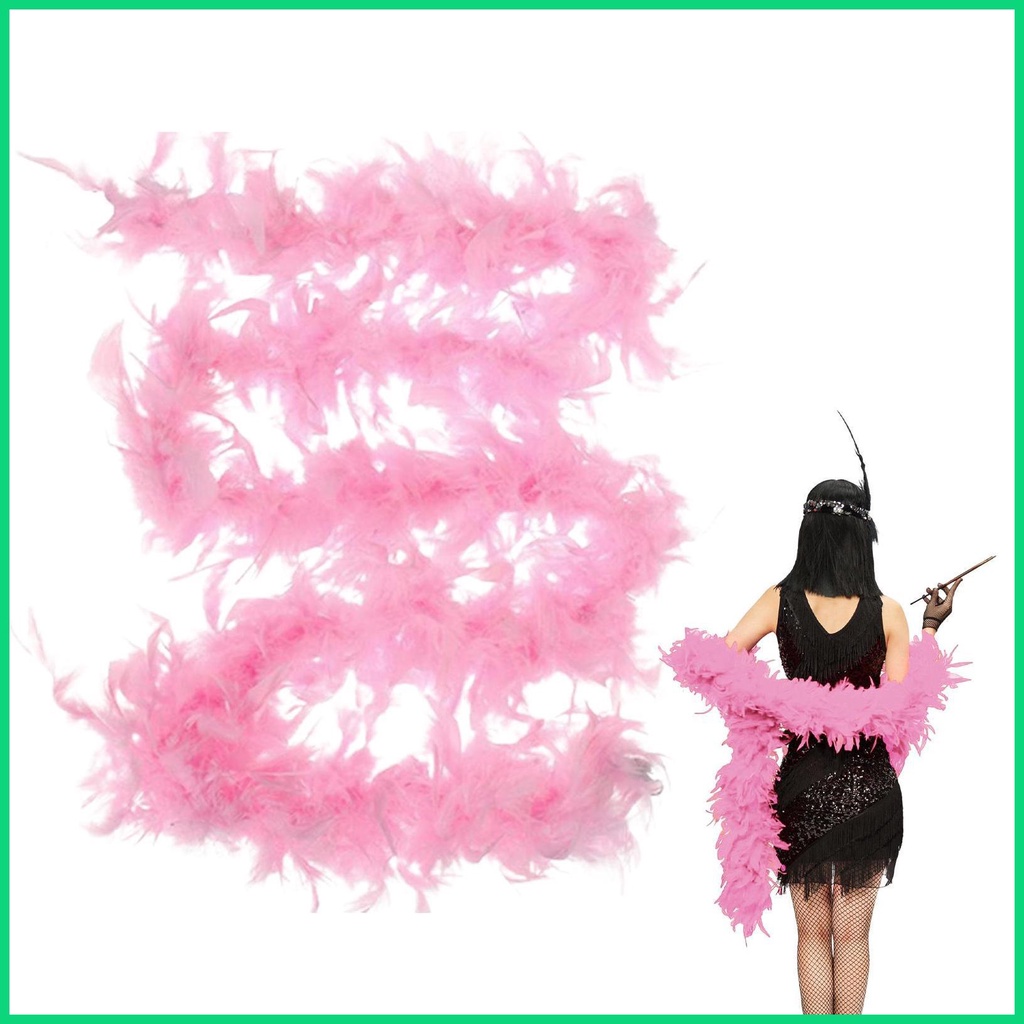 Lông Vũ Boas 2M / 6.6Ft Nhiều Màu Sắc Hóa Trang Lạ Mắt Cho Bé Gái jiwvn Jwvn