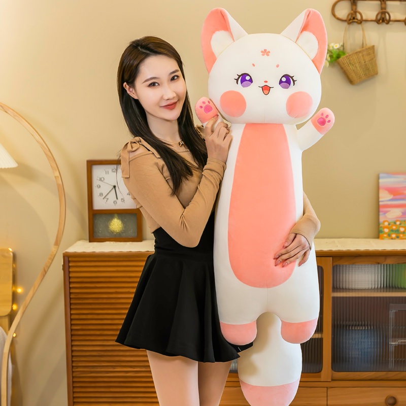 Gối Ôm Dài Hình Chú Cáo Nhồi Bông Dễ Thương