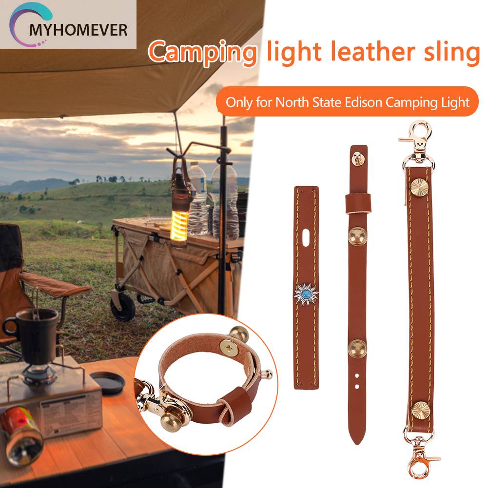 Bộ 3 Dây Da Gắn Đèn Edison Phong Cách Vintage