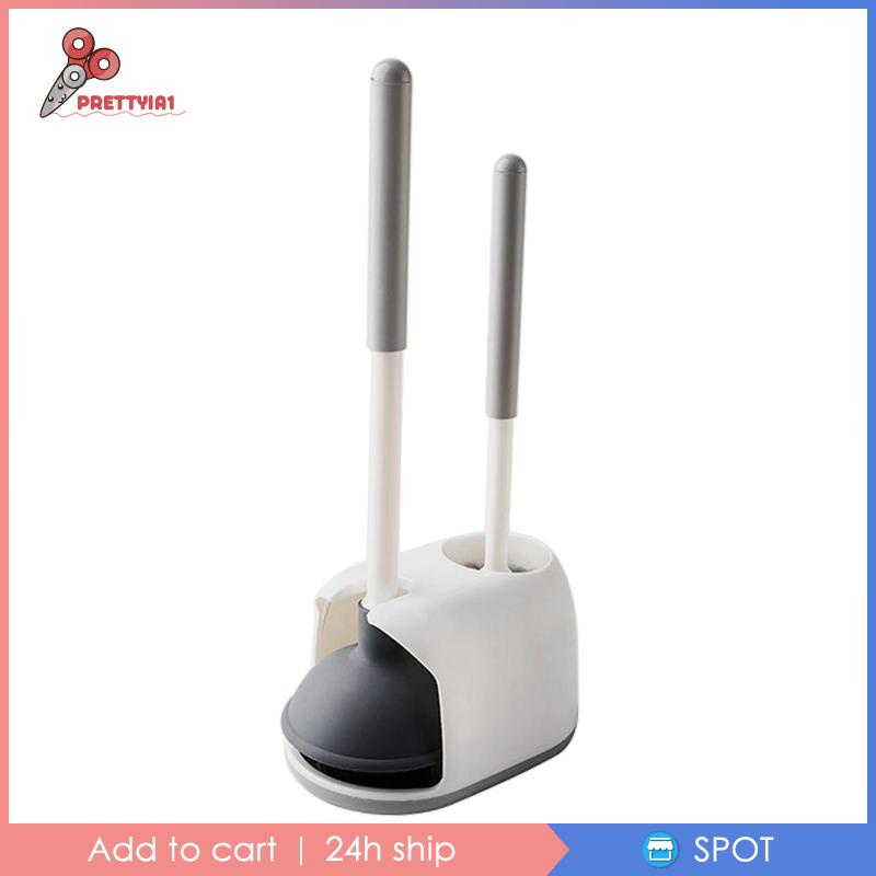 Bàn Chải Cọ Bồn Cầu 2 Trong 1 Nhanh Khô Tiện Dụng