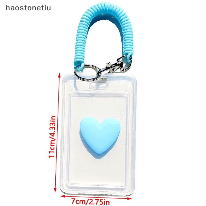 Bao Đựng Thẻ Ảnh Bằng Acrylic Trong Suốt 3 Inch In Hình Thần Tượng