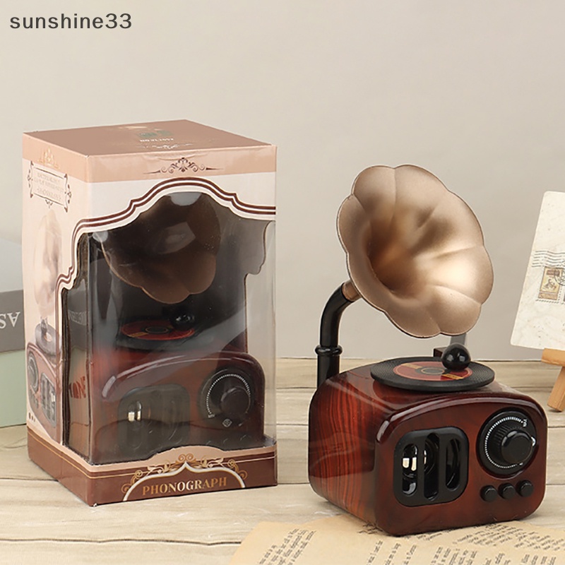 Hộp Nhạc Hình Máy Hát Phong Cách Retro