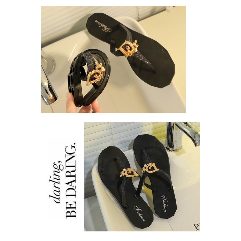 Dép Xỏ Ngón Đế Bằng Thoải Mái Thời Trang Mùa Hè Cho Nữ