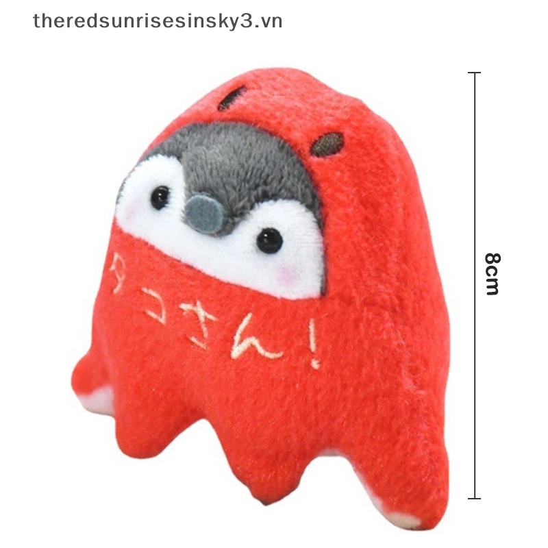 Móc Khóa Hình Chim Cánh Cụt Nhồi Bông Mềm Mại Đáng Yêu