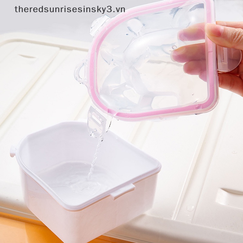 Bát Ngâm Móng Tay Bằng Nhựa Dày Thời Trang