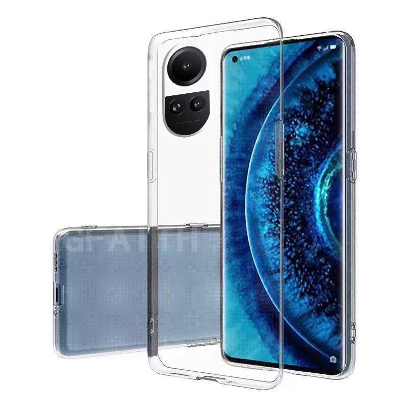 Ốp Điện Thoại TPU Silicon Mềm Trong Suốt Siêu Mỏng Cho Oppo Reno10 Pro Reno 10 Pro + 5G 2023 Reno10Pro +
