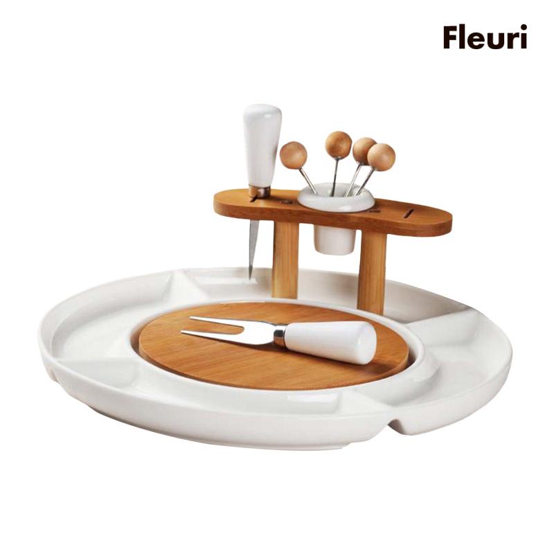 Bát Tròn Chia Ngăn Đựng Trái Cây Cho Nhà Hàng / Văn Phòng