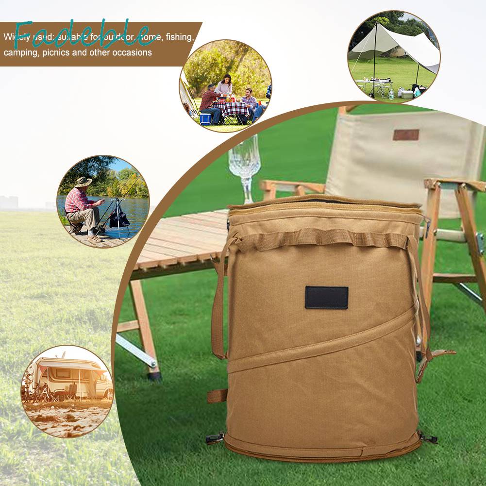 Túi Đựng Rác Chống Thấm Nước Có Thể Gấp Gọn Tiện Dụng Khi Đi Cắm Trại