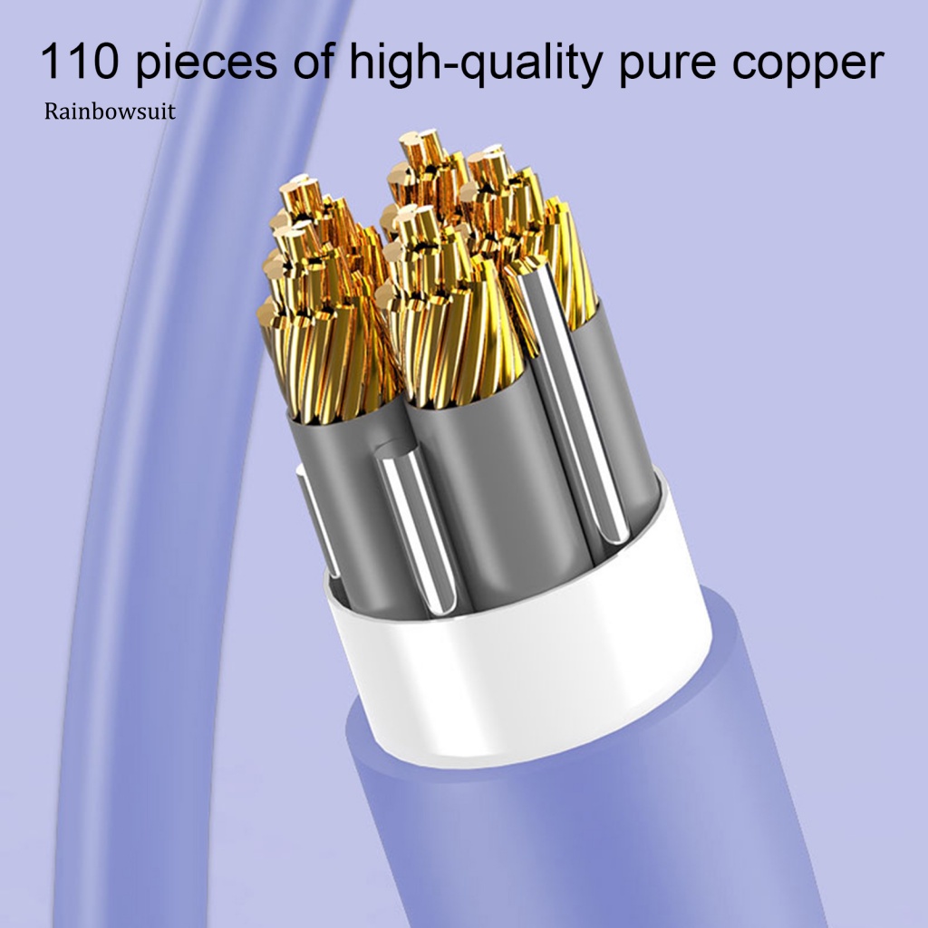 Cáp Sạc Nhanh Type-C Bằng Đồng Cách Nhiệt Cho Điện Thoại Android