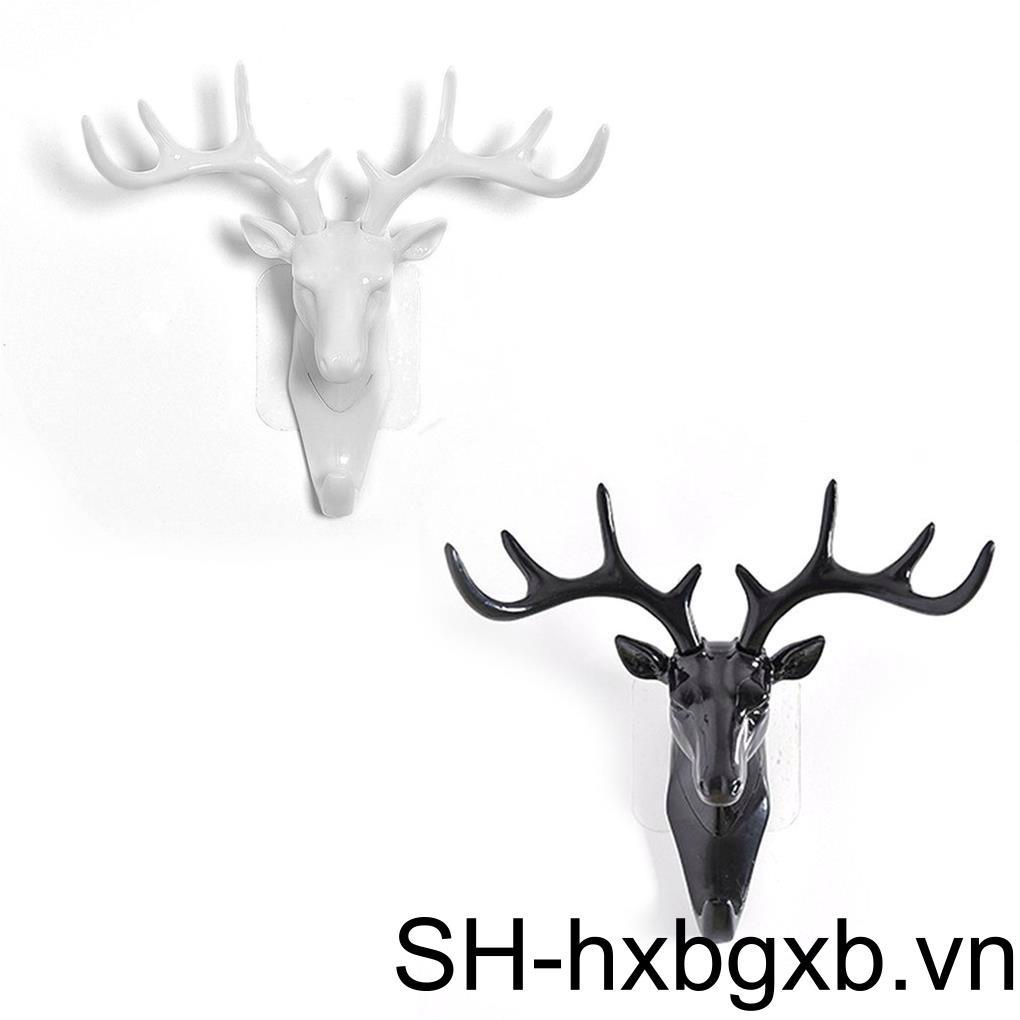 Móc Treo Đồ Gắn Tường Hình Đầu Hươu Dễ Thương