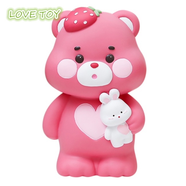 Ống Heo Tiết Kiệm Tiền Hình Gấu Hoạt Hình Cỡ Lớn Cho Bé