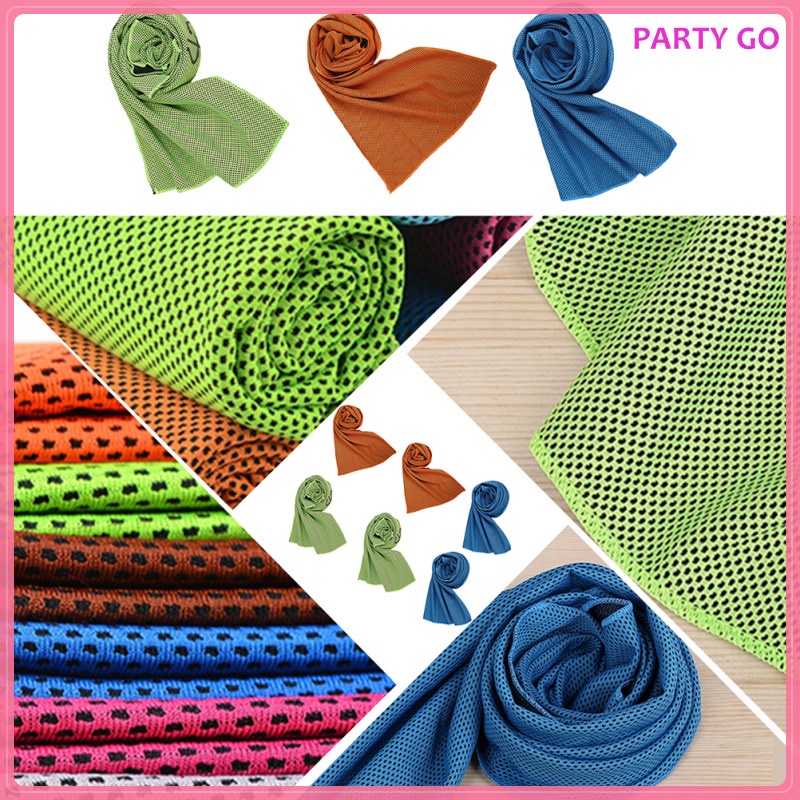 Set 6 Khăn Thấm Hút Mồ Hôi Làm Mát Khi Tập Thể Thao