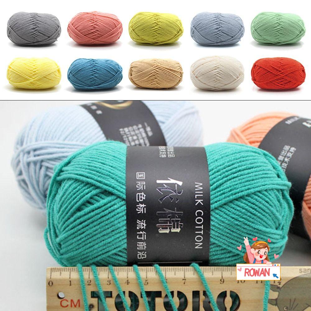 ROWANS Set 2 Cuộn Len Đan Thủ Công Đa Dụng Chất Lượng Cao