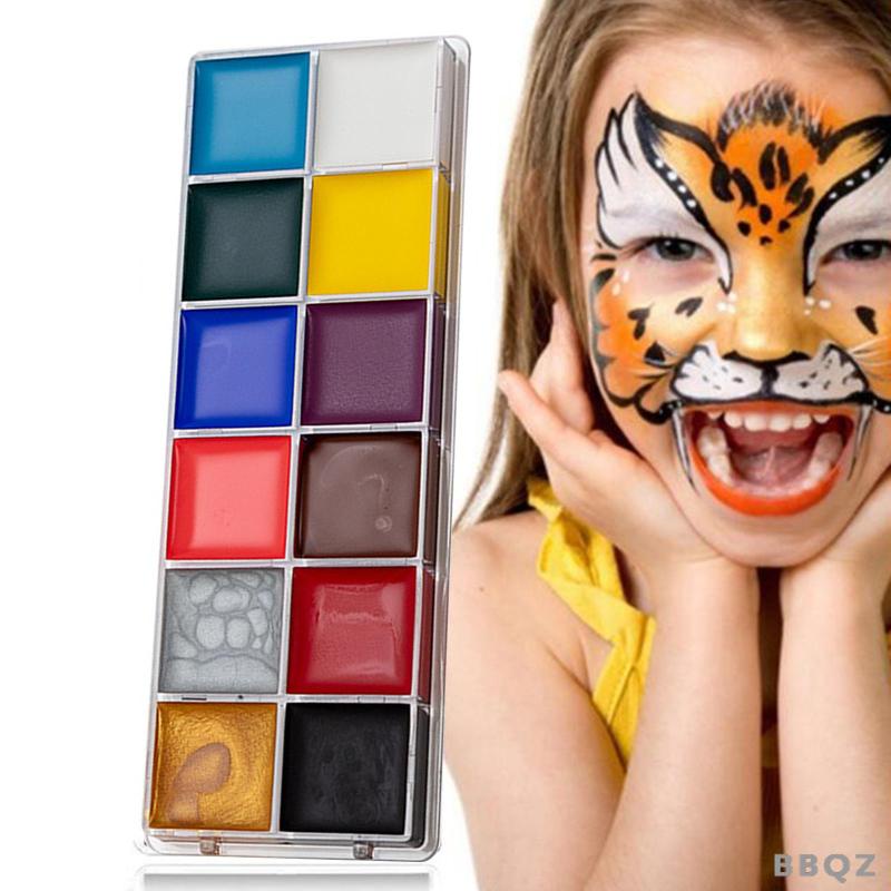 Bảng Màu Vẽ Cơ Thể Hóa Trang Halloween Độc Đáo