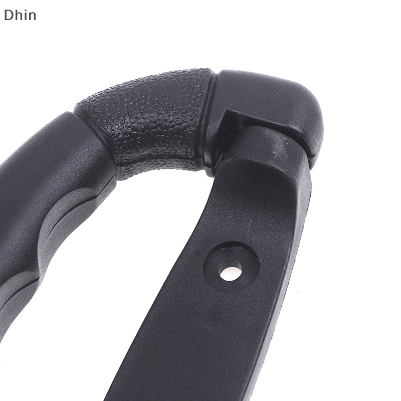 [Dhin] Núm Tay Cầm Túi Khí Vali Bằng Nhựa Màu Đen Sáng Tạo Chống Trượt Có Thể Gập Lại Thay Thế COD