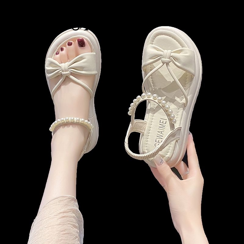 Leosoxs dép sandal nữ dép nữ dép bánh mì nữ dép bánh mì Chống Trượt 070511